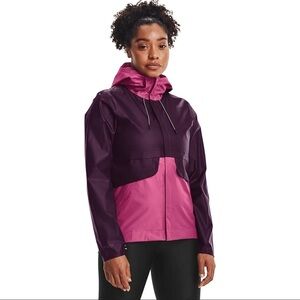 Under Armour Water Proof Jacket Stormproof Cloudstrike Shell Jacket Fitted Small